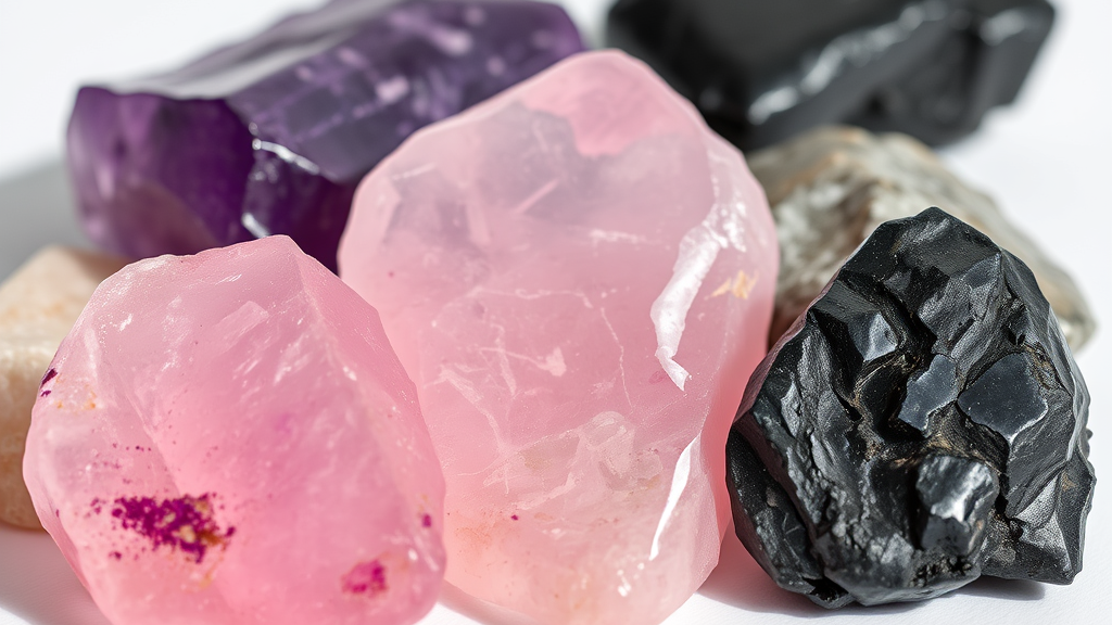 Ametista ajuda a acalmar crises de ansiedade.