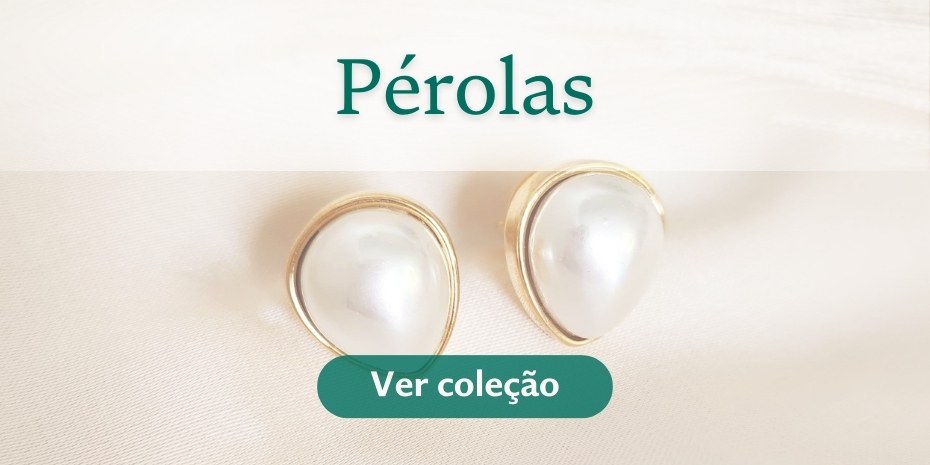 semijoias com perolas naturais